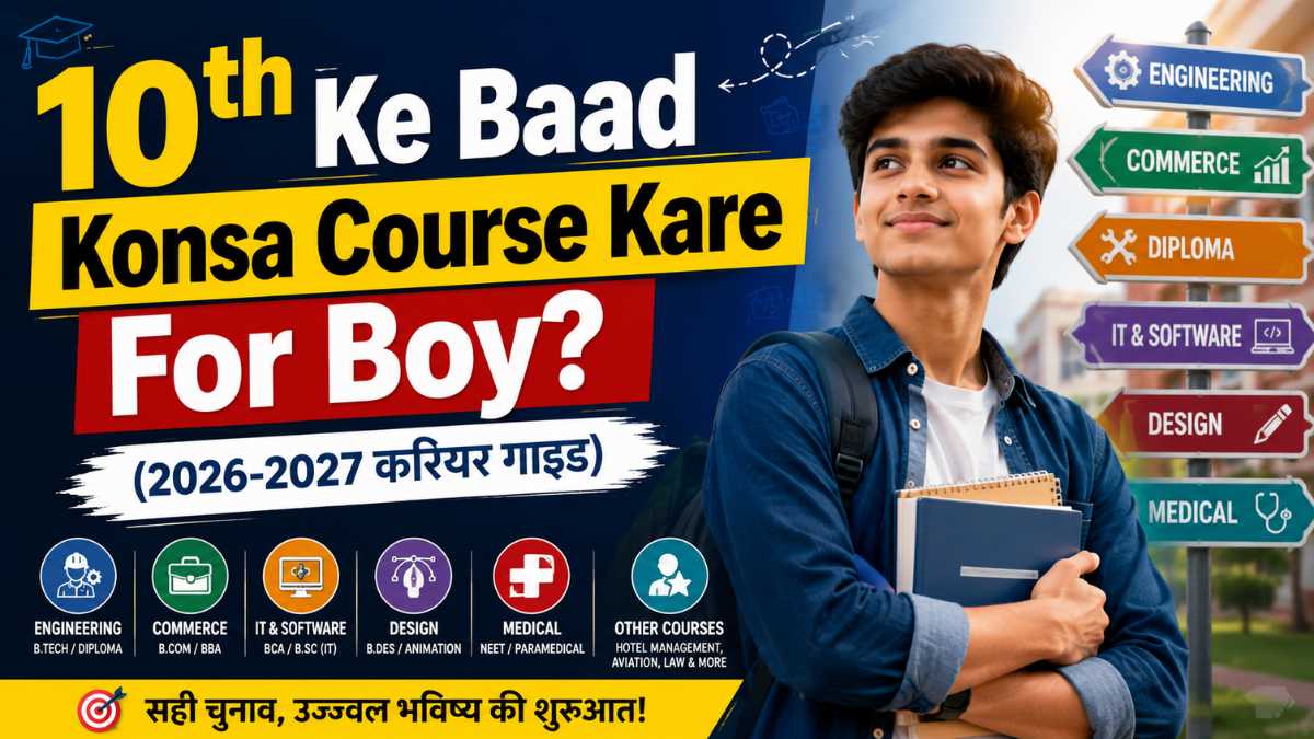 10th Ke Baad Konsa Course Kare For Boy